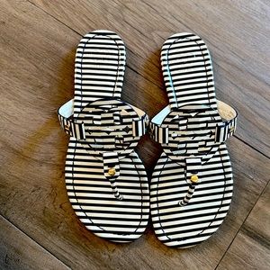 💙💙TORY BURCH MILLER LIKE NEW STRIPED PATENT LEATHER💙💙